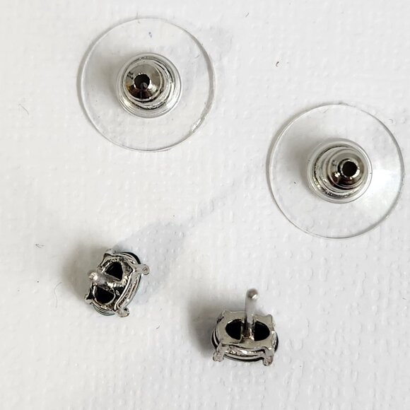 925 Sterling Silver Genuine Blue Fire Opal Earrings - Natural and Genuine Opal. - Picture 16 of 16